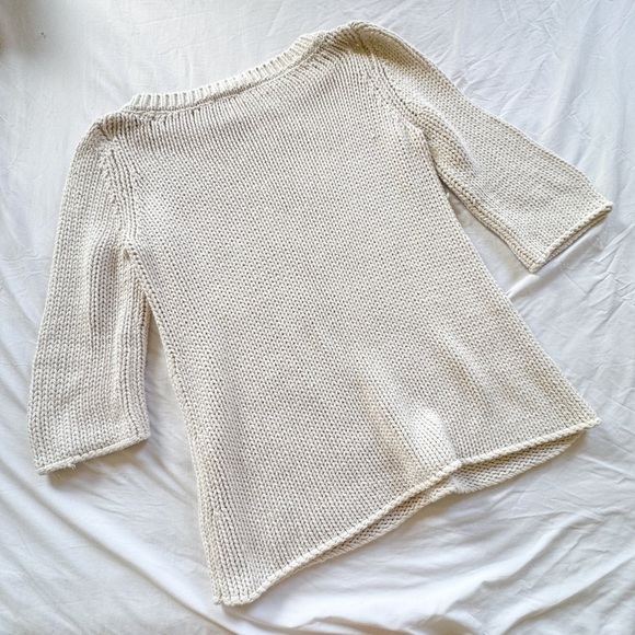 Women soft surroundings knit sweater size L - Picture 2 of 4